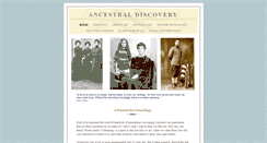 Desktop Screenshot of ancestraldiscovery.com